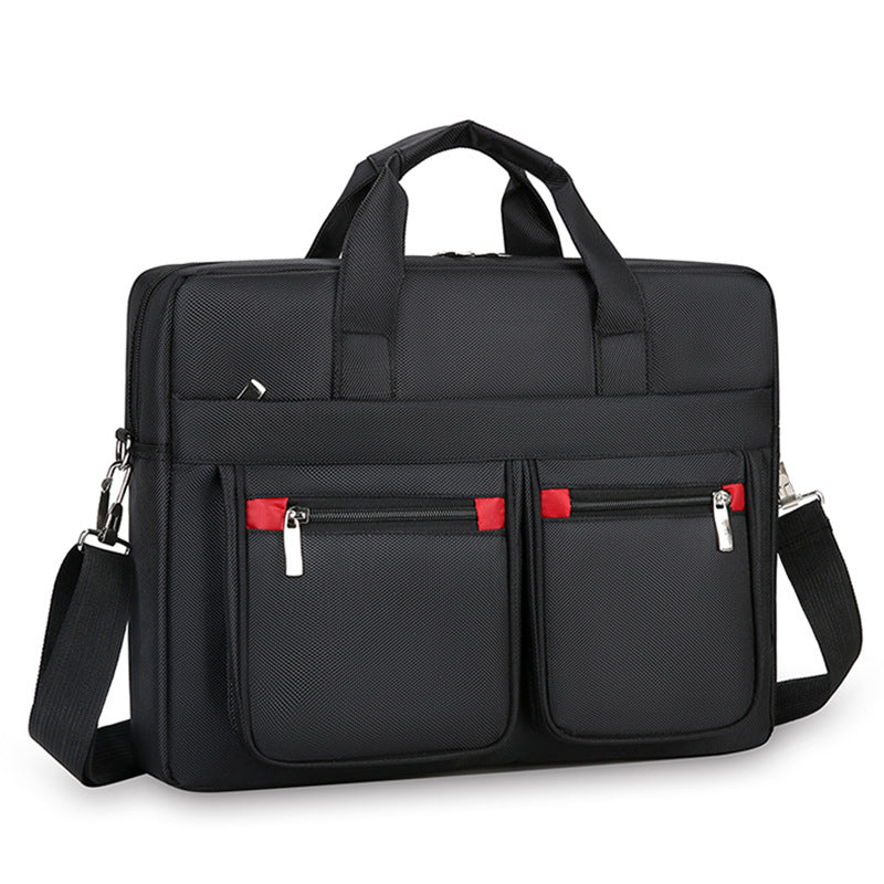 Men's Fashion Commute Document Office Waterproof Large Men's Shoulder Bags