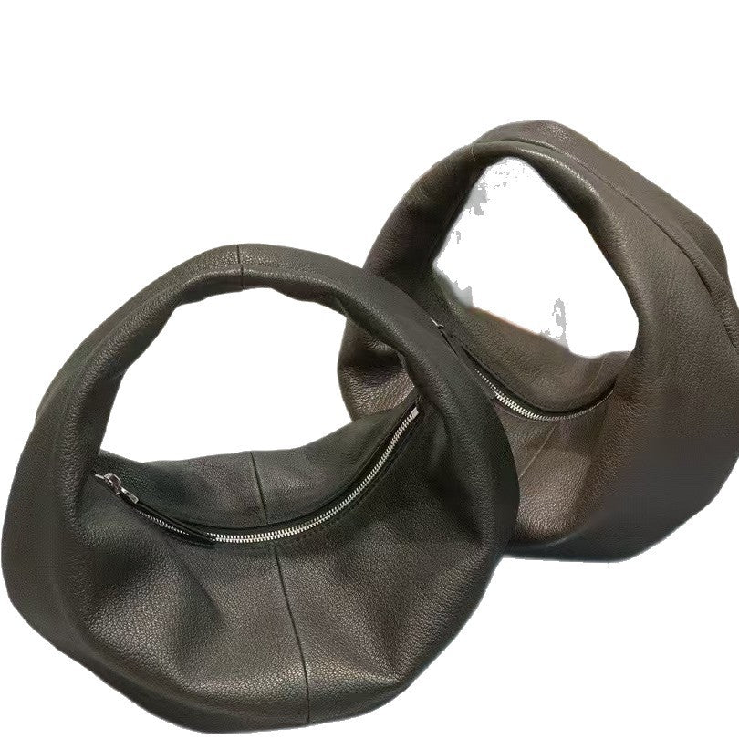 Women's Sheepskin Cloud Genuine Leather High-grade Portable Small Square Bags