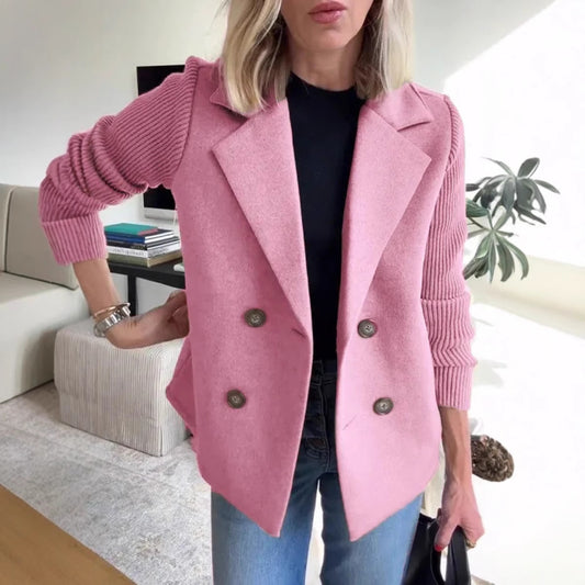 Women's Classic Winter Collar Casual Woolen Coats