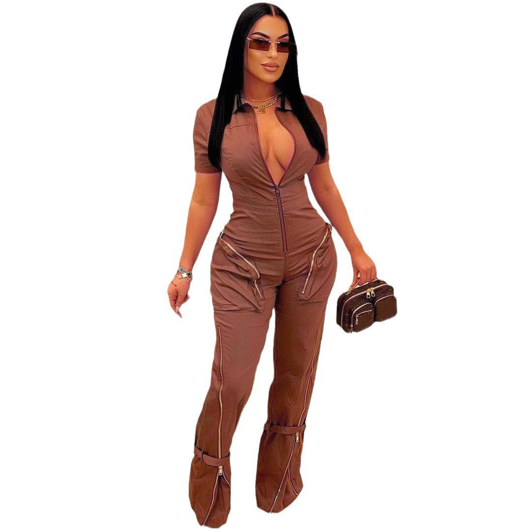 Sexy High Quality Summer Zipper With Suits