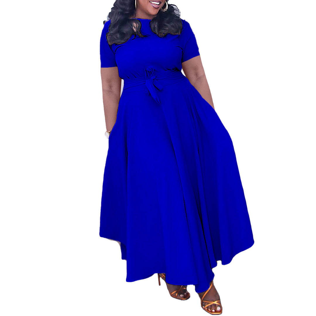 Women's Summer Fashion Temperament Bandage African Dress Dresses