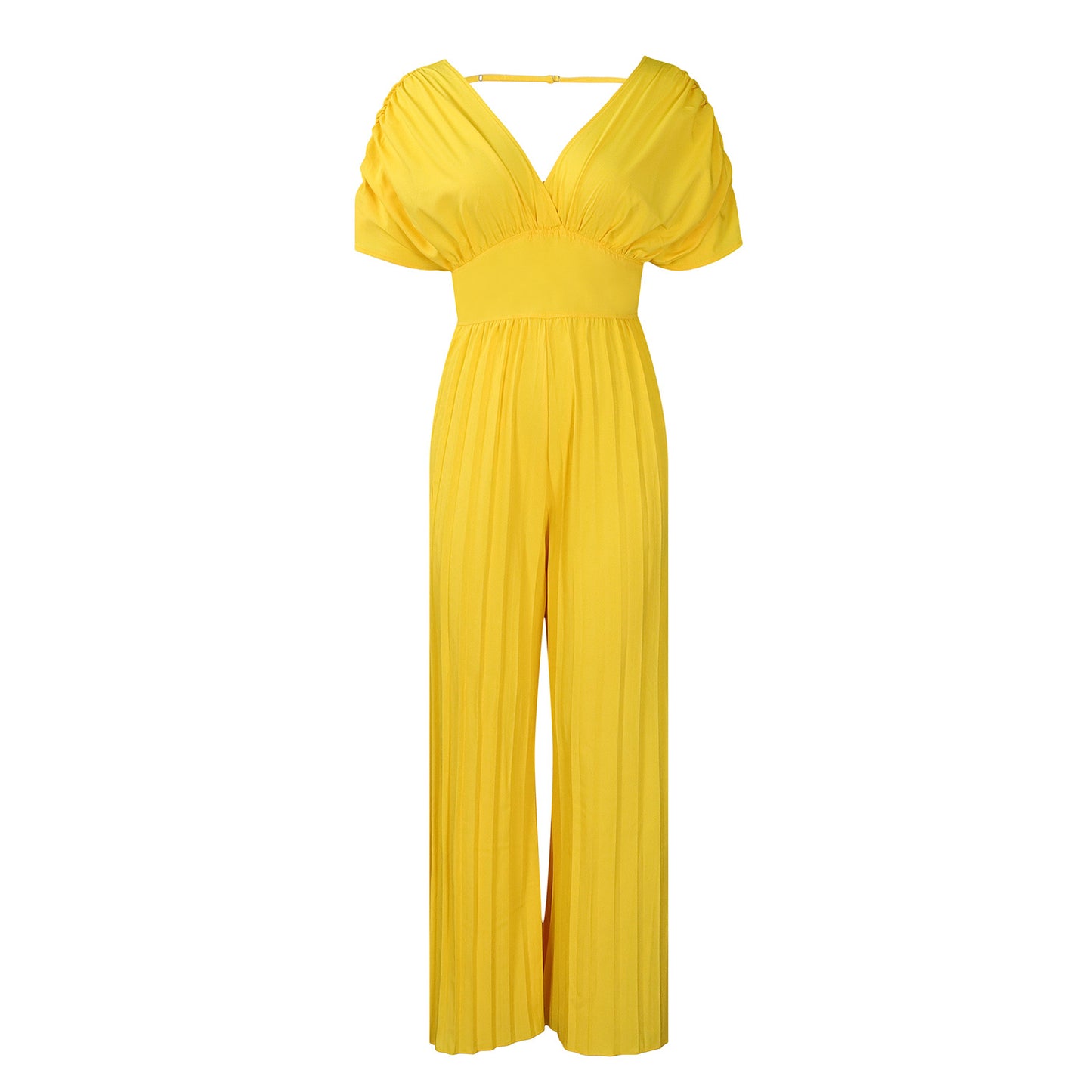 Fashion High Waist Pure Color Sexy Jumpsuits