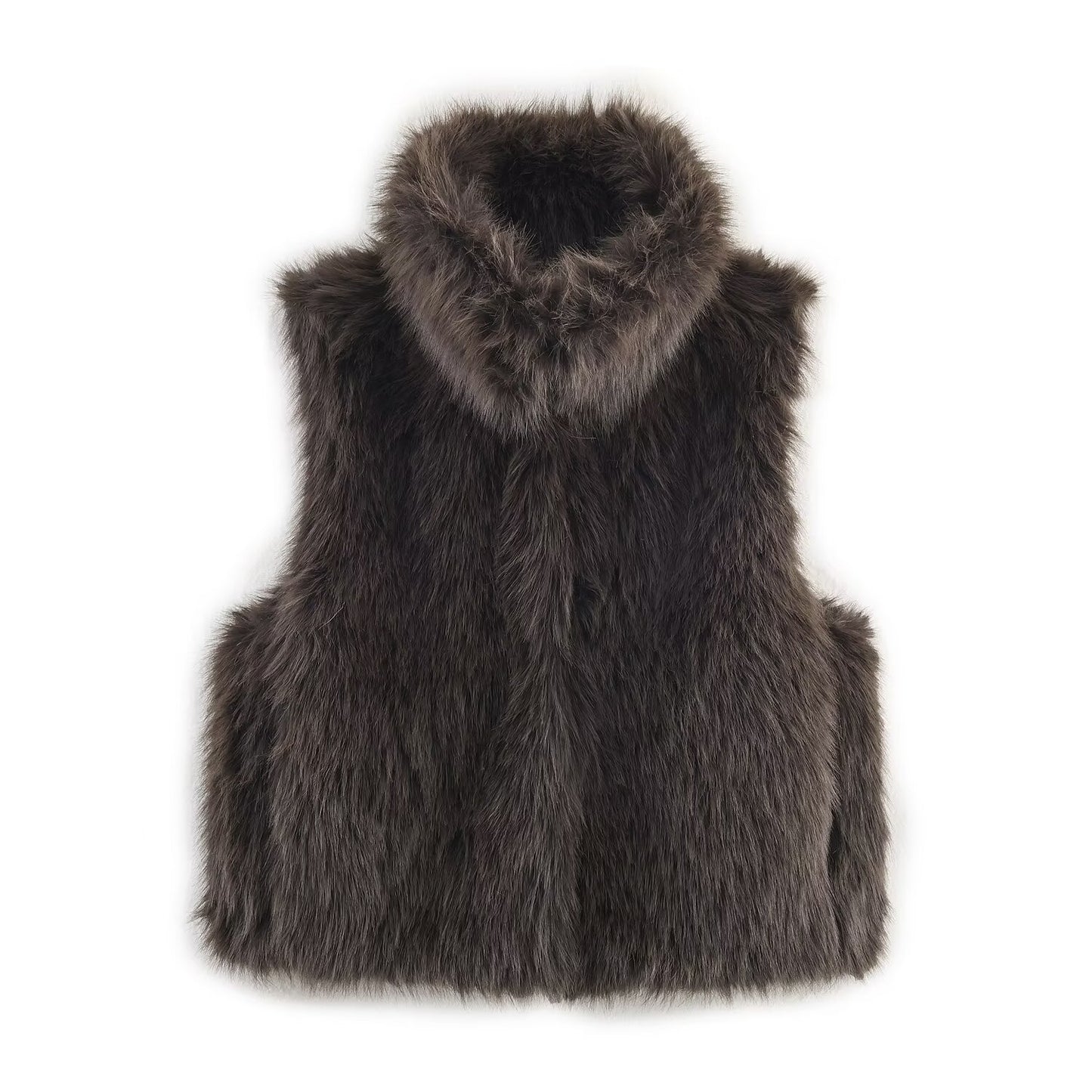 Women's Autumn Artificial Fur Loose Effect Tops