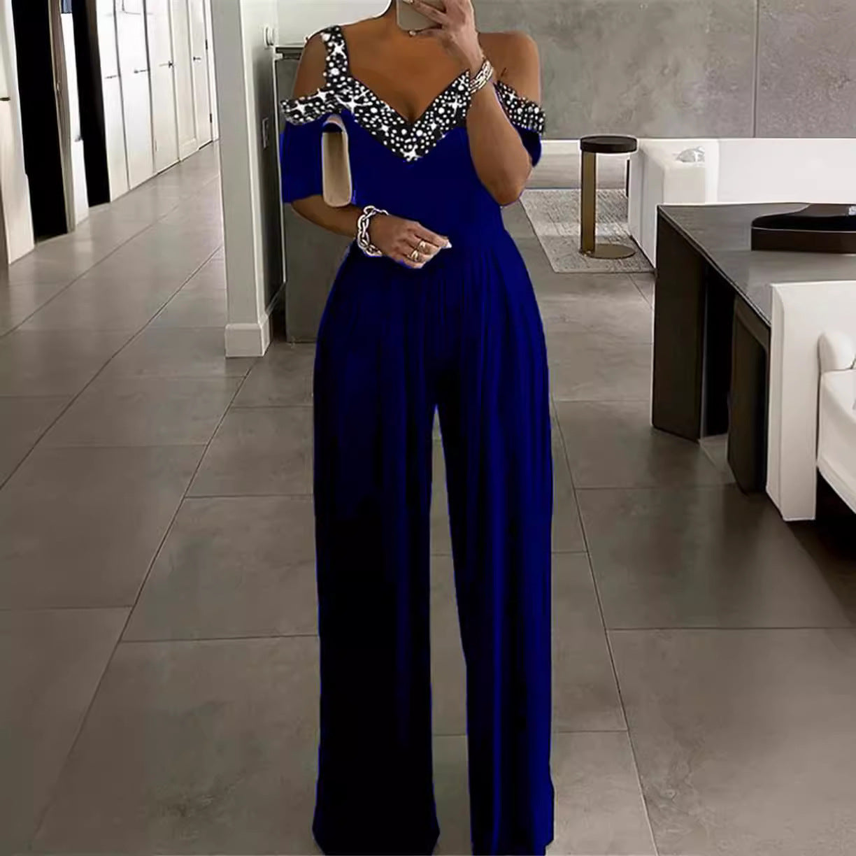 Innovative Cool Women's One-piece Dress Printed Jumpsuits