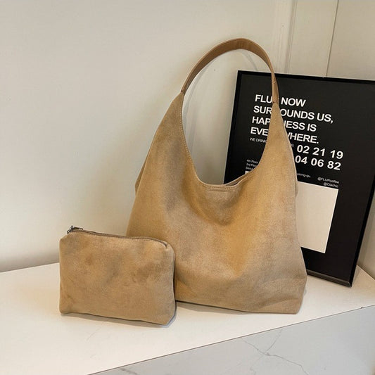 Women's Capacity Commuter Summer High Sense Frosted Shoulder Bags