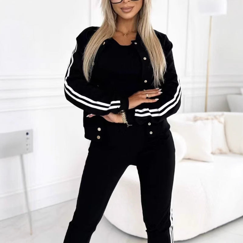 New Slim Fit Fashion Casual Three-piece Suits