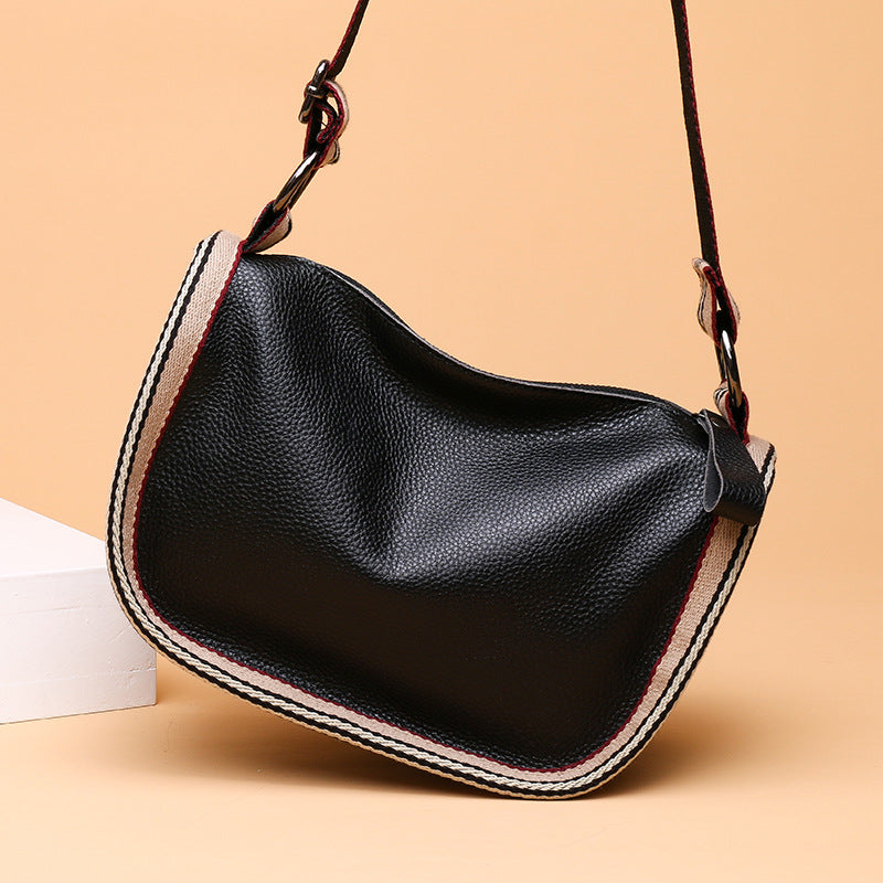 Women's Genuine Leather First Layer Cowhide Large Capacity To Crossbody Bags