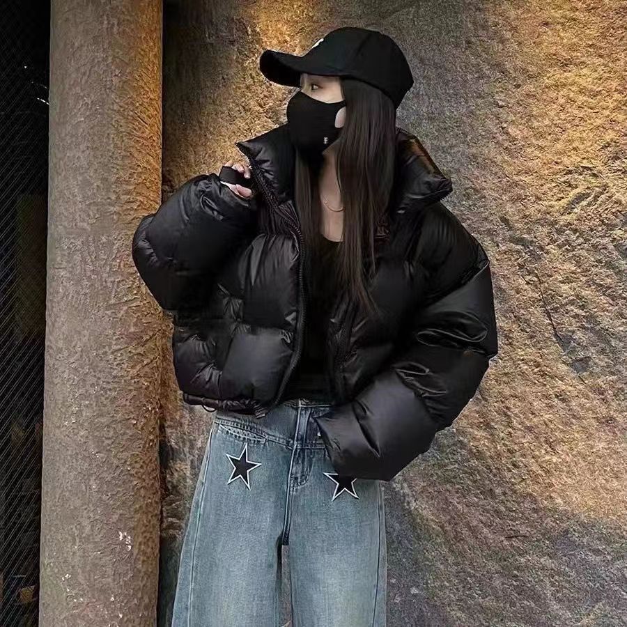 Women's Korean Style Thickening Stand Collar Fashionable Coats