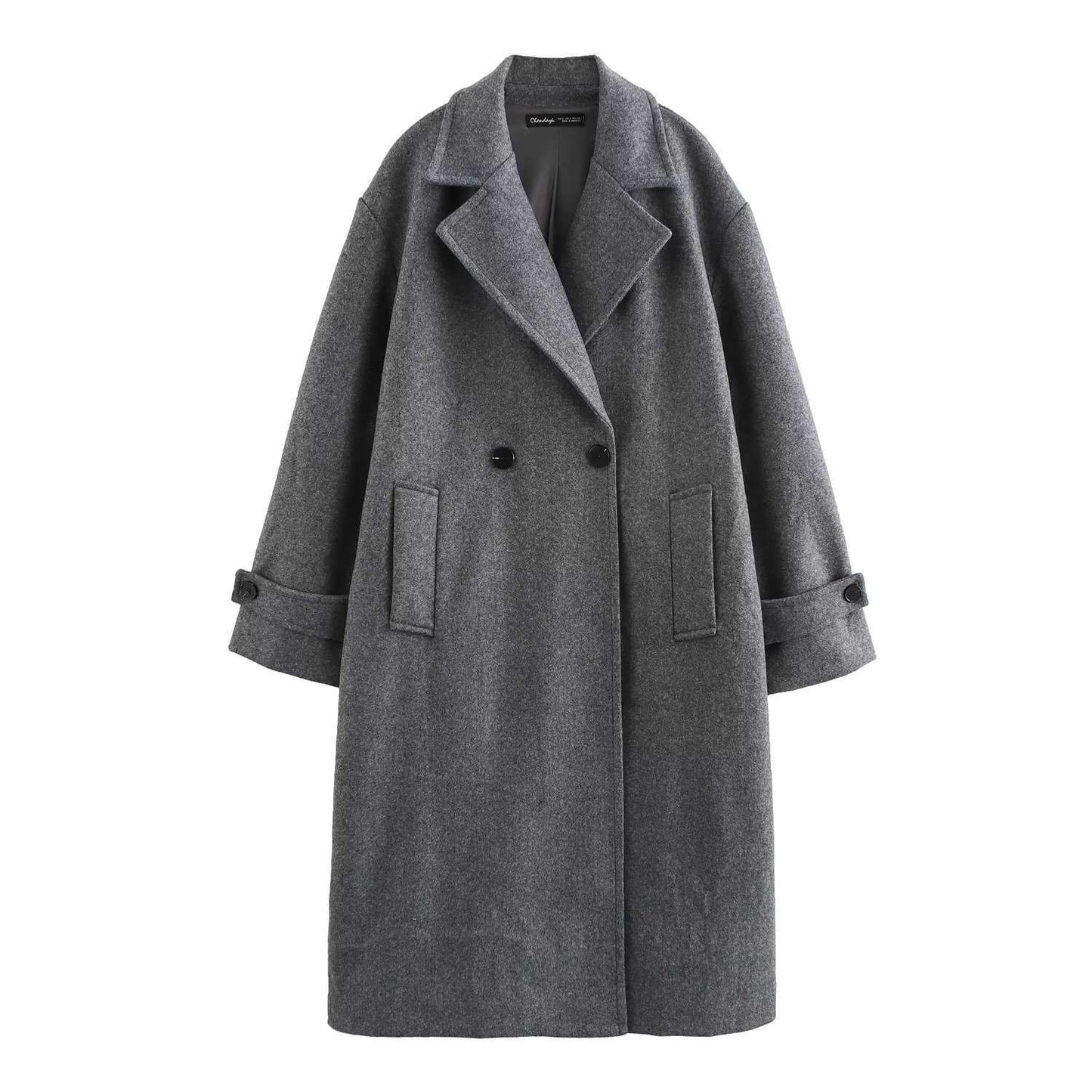 Women's Loose Overcoat Elegant Soft Fashion Coats