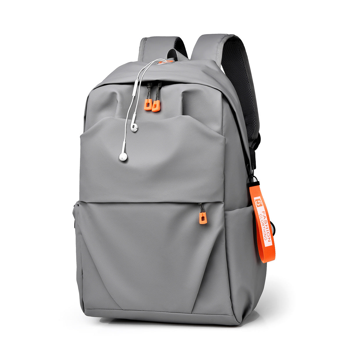 Men's Large Capacity Solid Color Simple Computer Backpacks