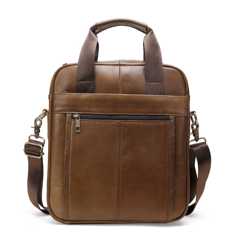 Men's Leather First Layer Cowhide Vintage Men's Shoulder Bags