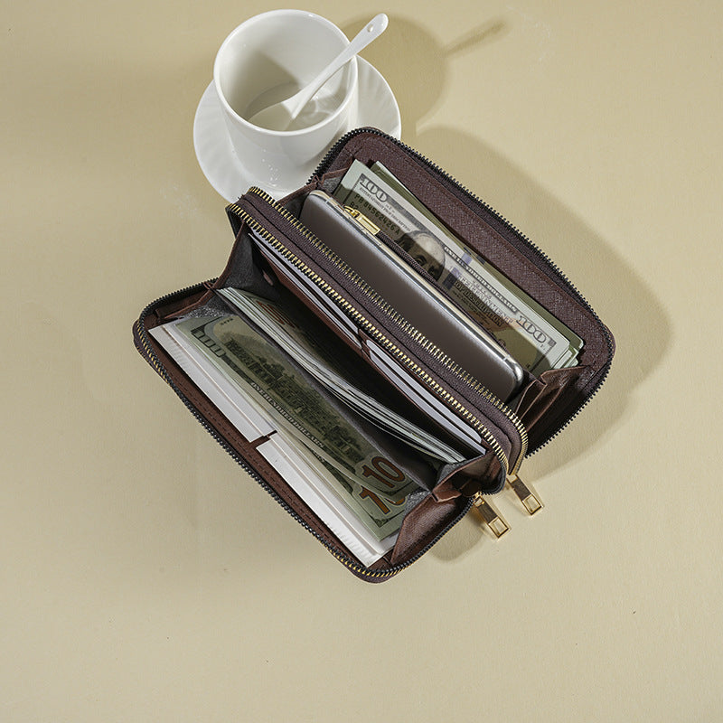 Women's & Men's & Long Fashion Large Capacity Simple Ladies Wallets