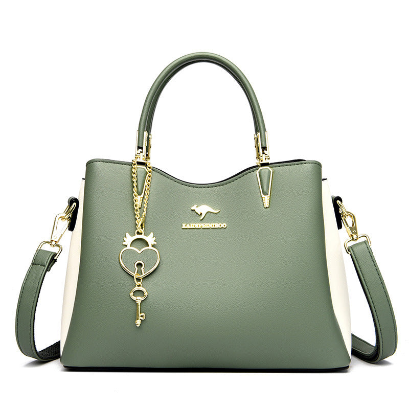 Women's Beautiful Contrast Color Western Style Handbags