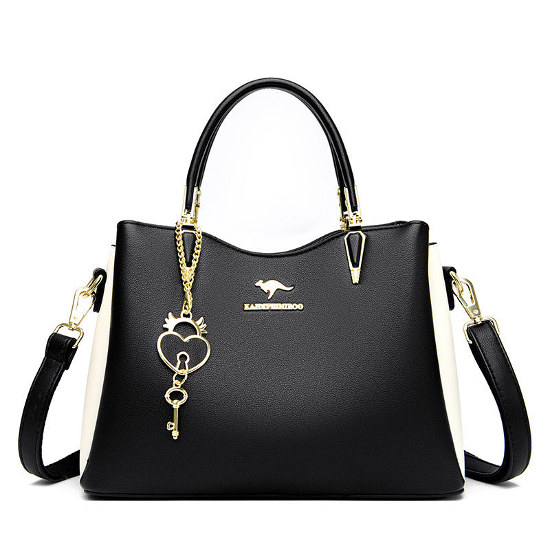 Women's Beautiful Contrast Color Western Style Handbags