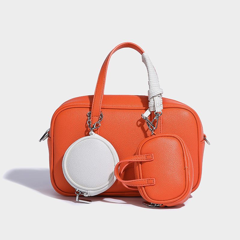 Creative Trendy Fashion Boston Bowling Composite Handbags