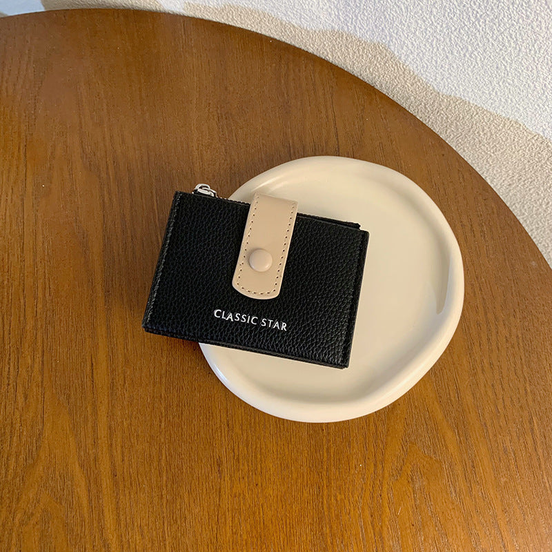 Matching Jump Simple Large Capacity Zipper Ladies Wallets