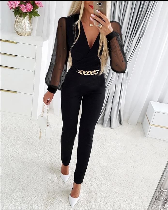 Women's Spring Cute Style Fresh Sweet Polyester Jumpsuits
