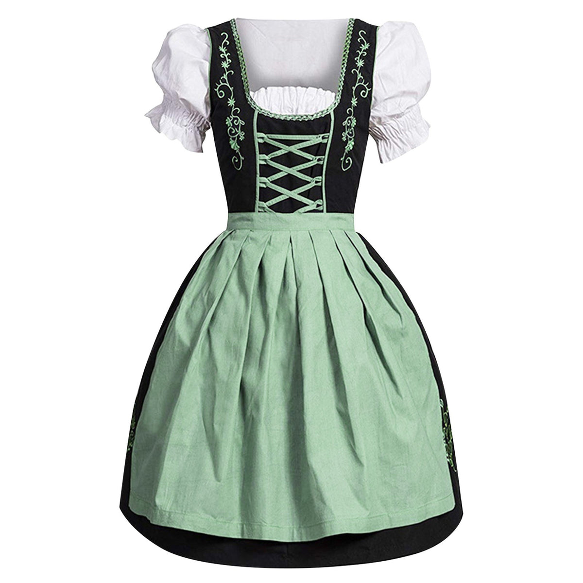 Spring Artistic Retro Short-sleeved Irregular Polyester Dress