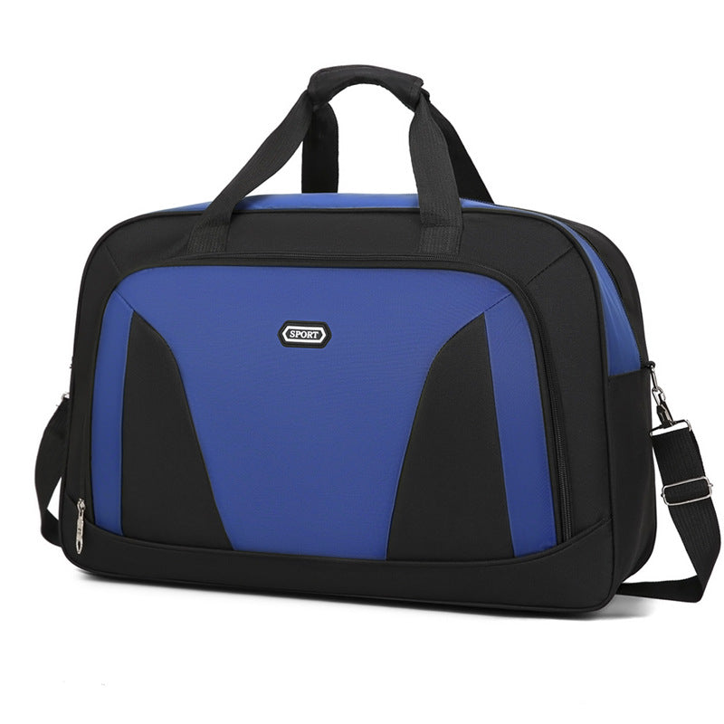 Short-distance Large Capacity Color Contrast Patchwork Travel Bags