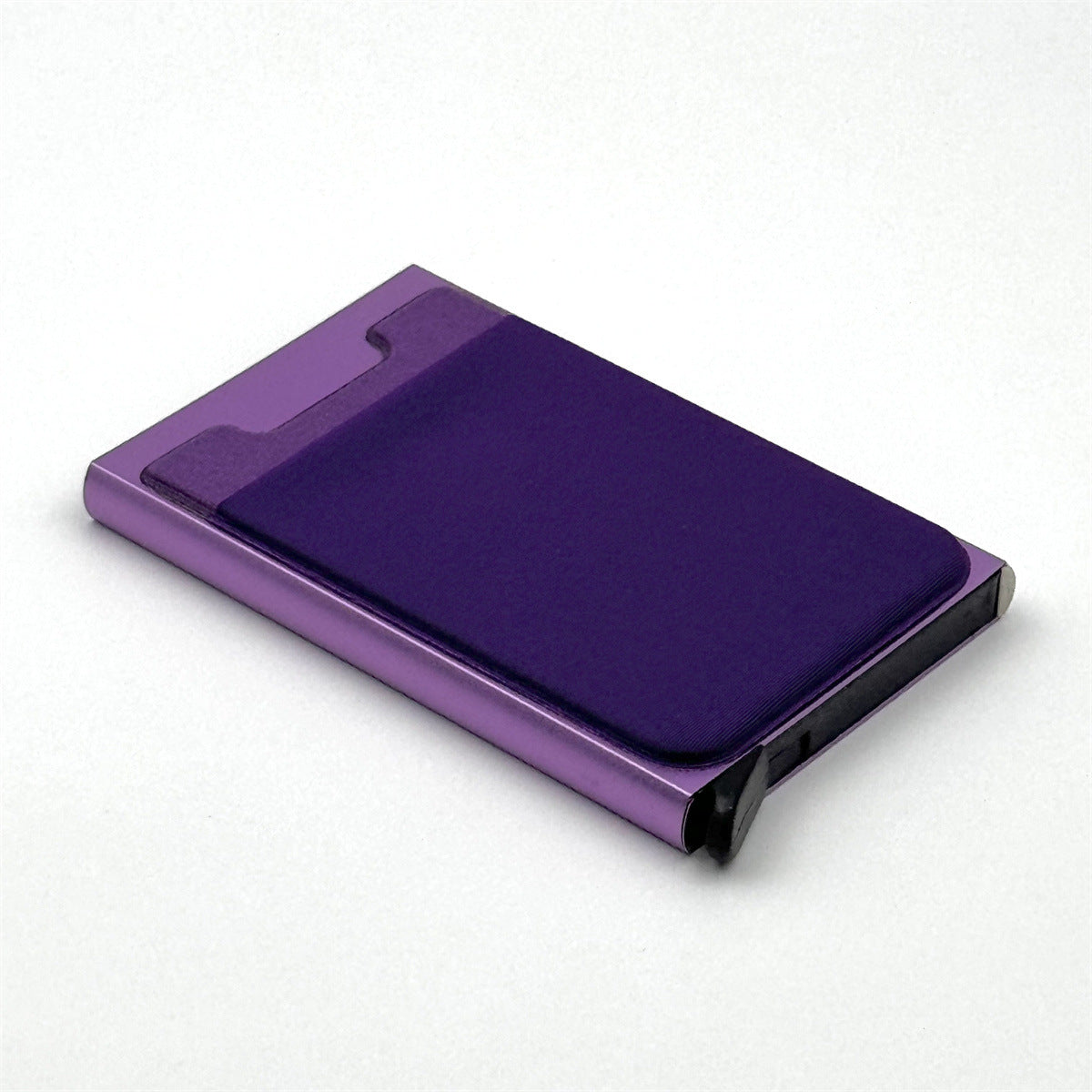 Cloth Credit Box Brush Creative Membership Clip Fashion Aluminum Card Holder