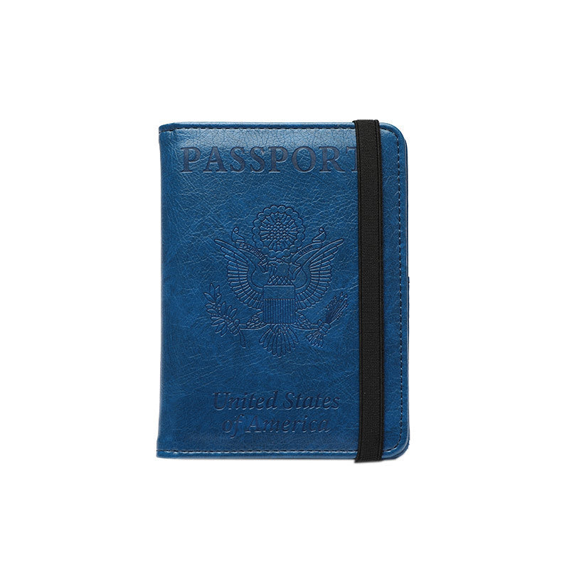 Vaccine Passport Leather Sheath Storage Document Bags