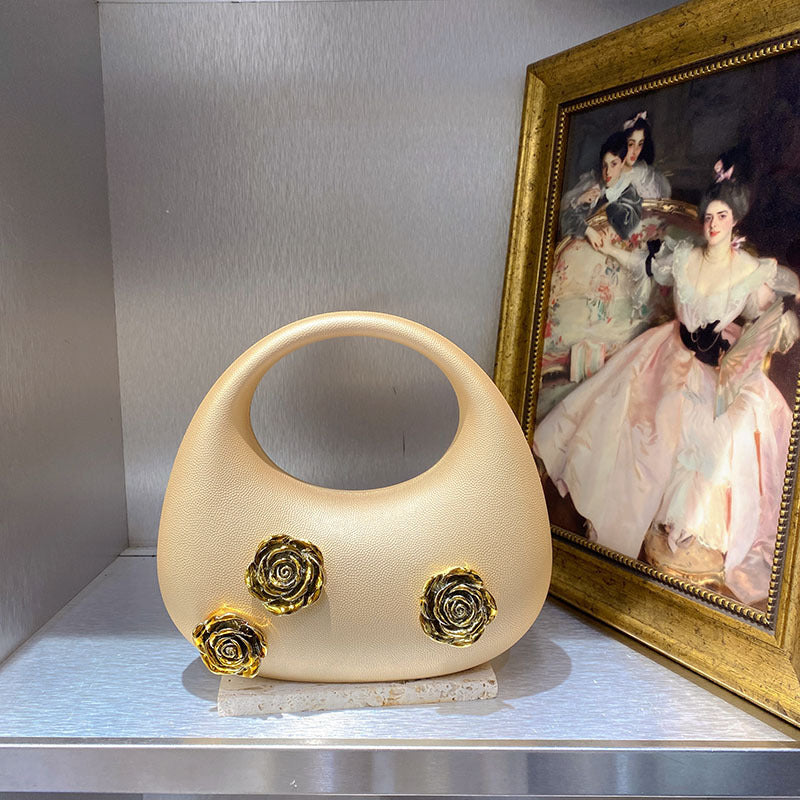 Charming Golden Rose Advanced Carrying Simple Handbags