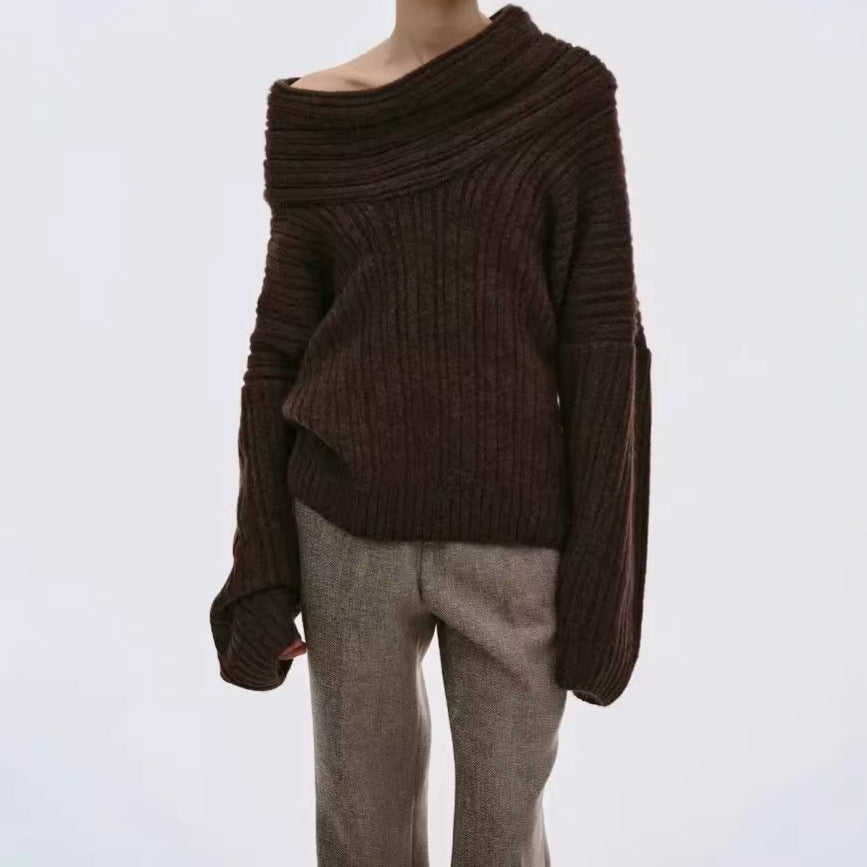 Idle Style Irregular Loose Personality Pullover Sweaters