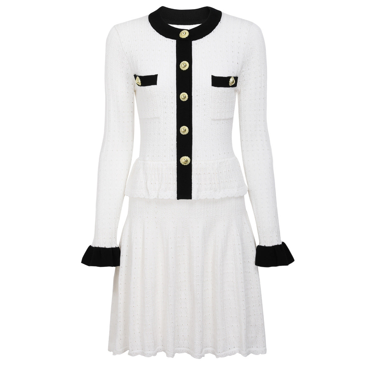 Quality Long Sleeve Round Neck Fishtail Dresses