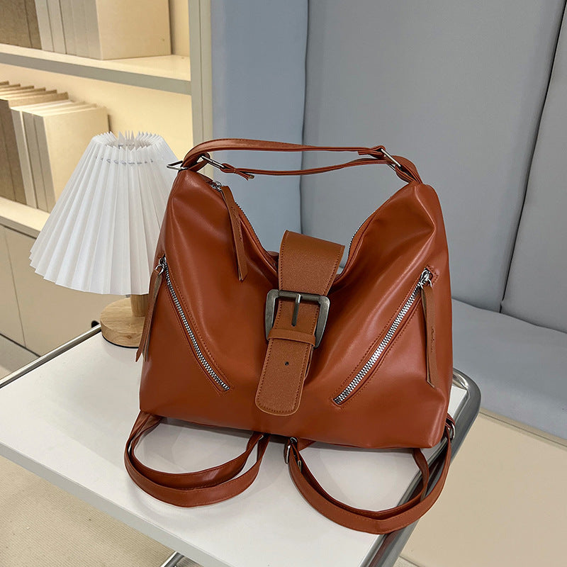Women's Glamorous Large Capacity Commuter Retro Tote Bags