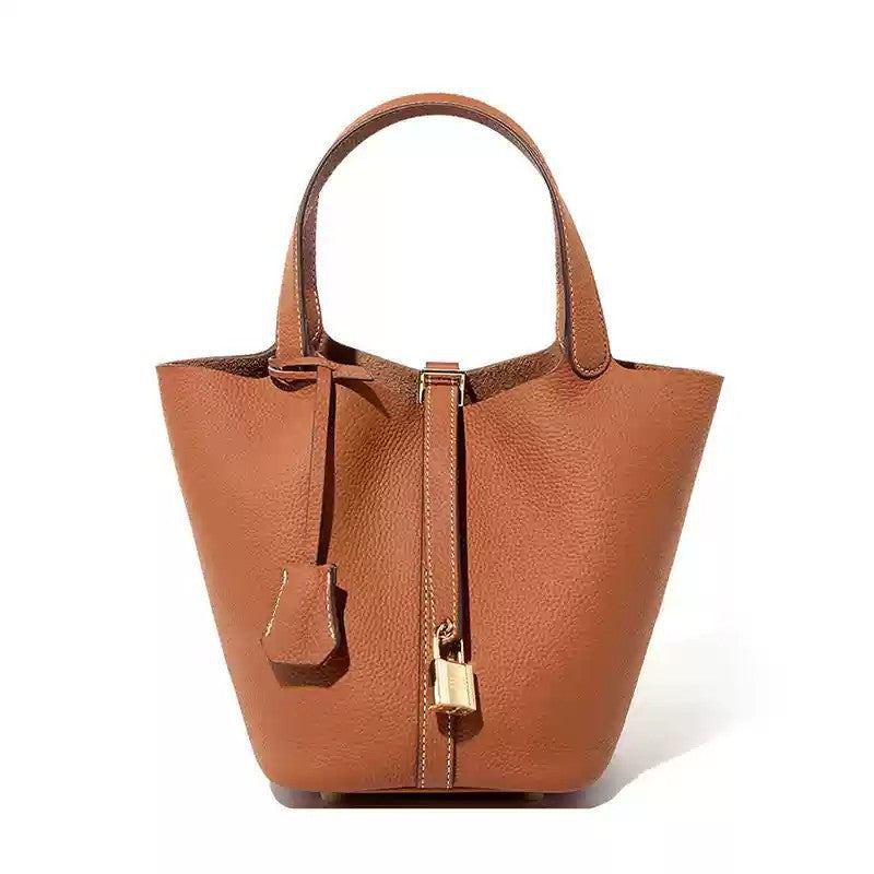 Women's Vegetable Basket Summer Imported Cowhide Handbags