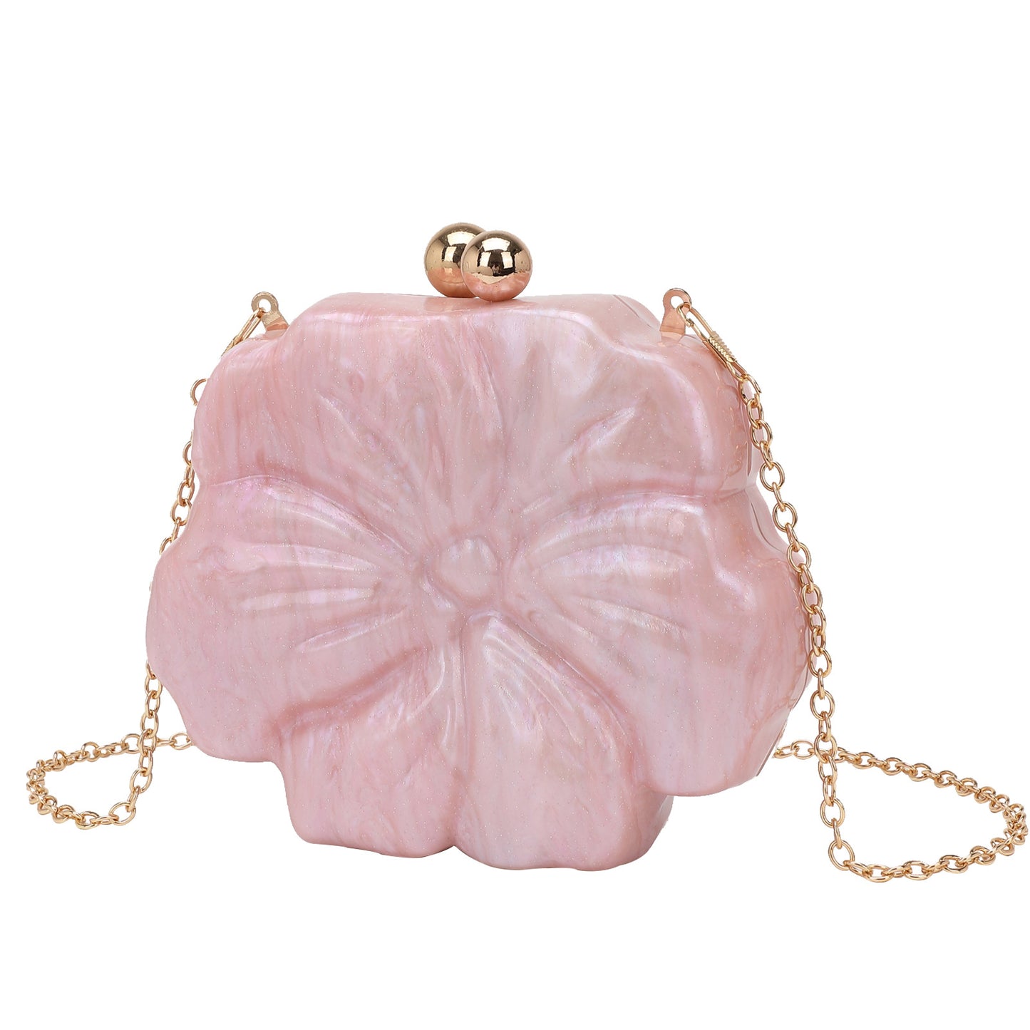 New Dinner Flower Multicolor Acrylic Fresh Bags