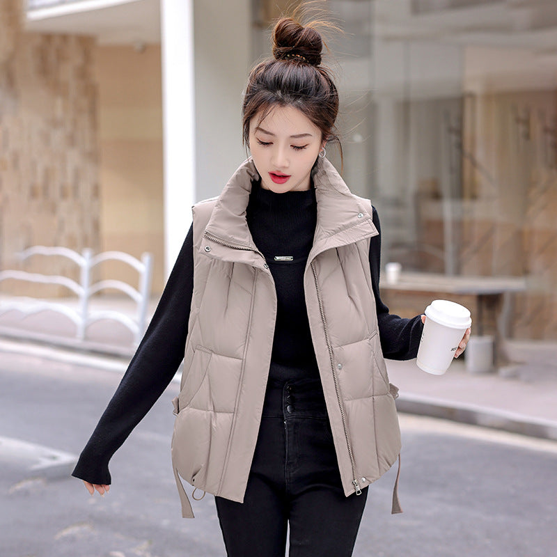 Women's Cotton Waistcoat Loose Fashion Down Vests