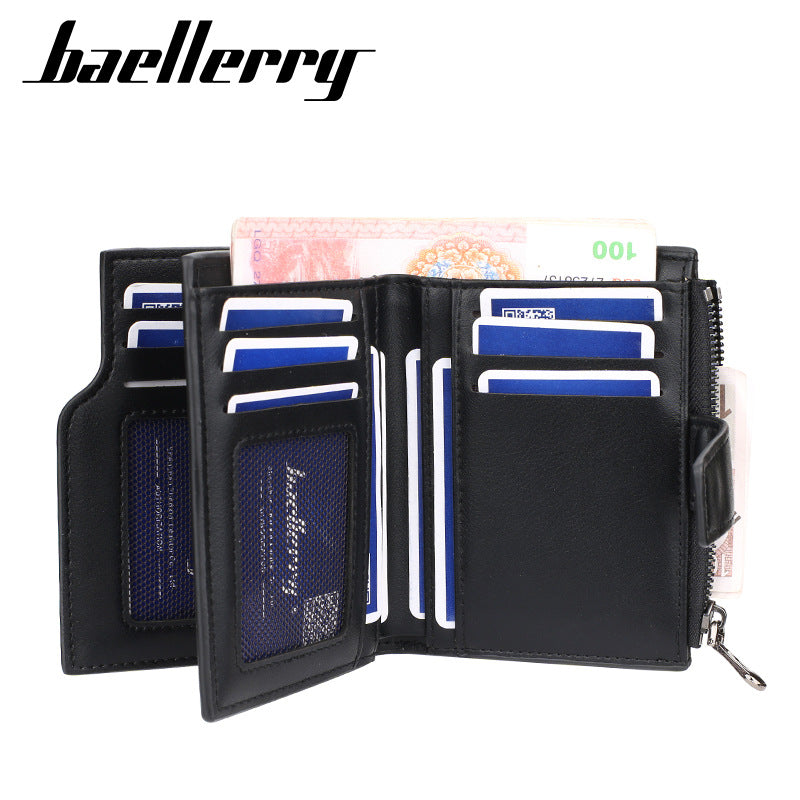Women's Fashion Zipper Short Korean Style Trendy Ladies Wallets