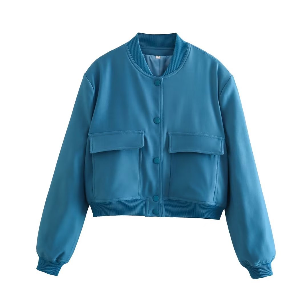 Women's Urban Casual With Big Pockets Jackets