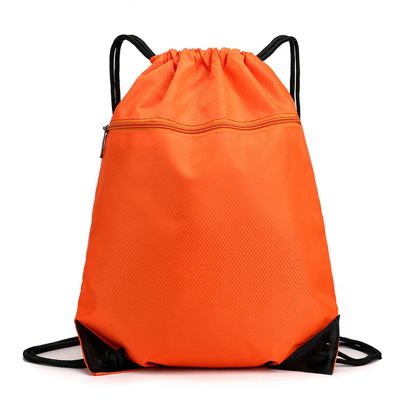 Simple Lightweight Drawstring Large Capacity Football Sports Backpacks