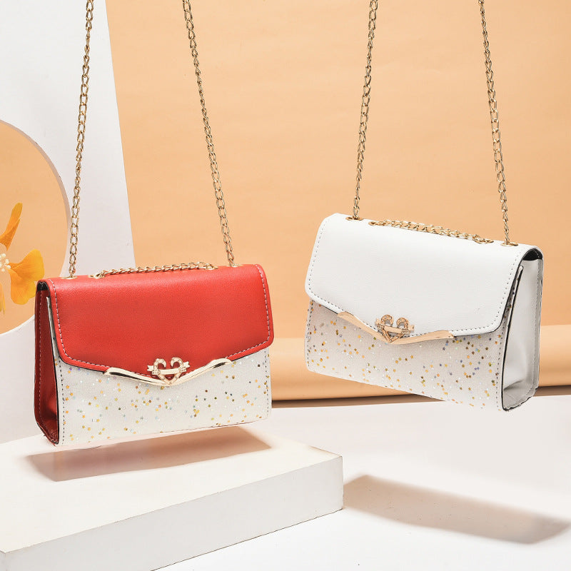 Women's Versatile Sequined Korean Style Mobile Crossbody Bags