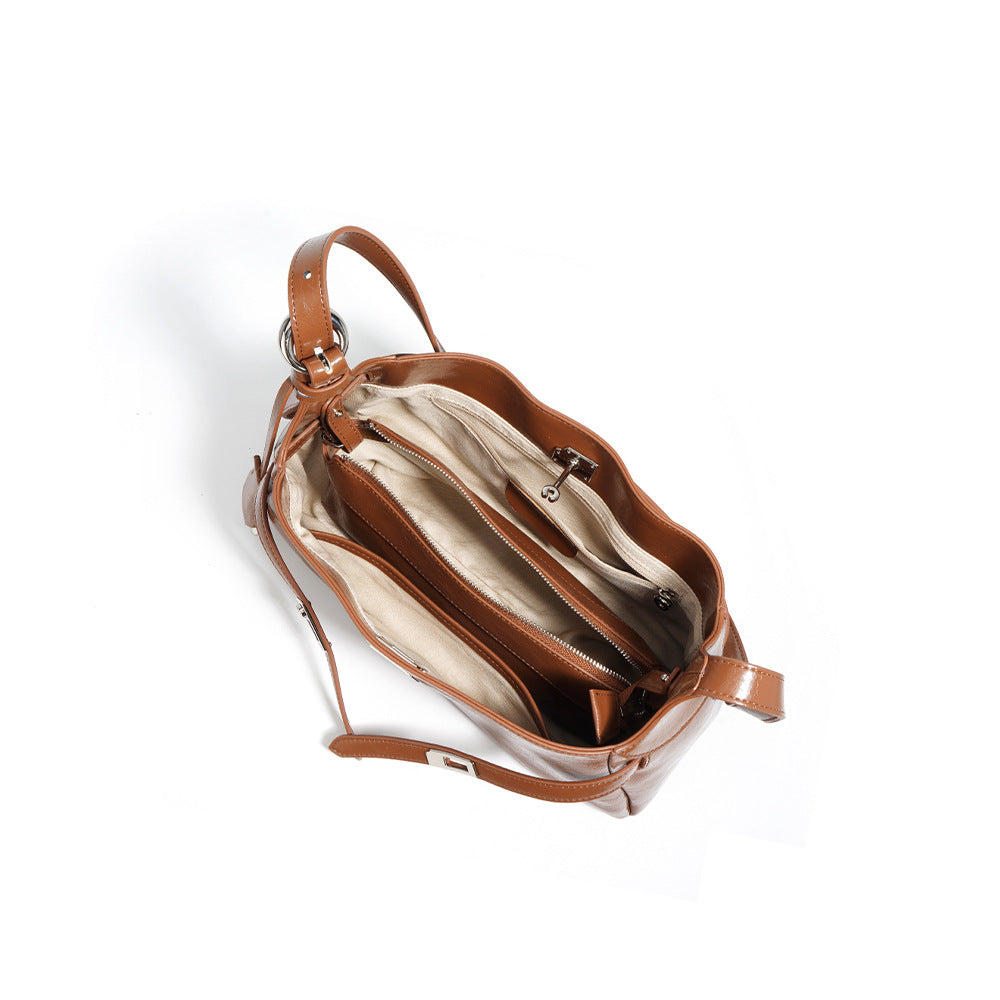 Comfortable Women's Cowhide Leather Genuine Fashion Handbags