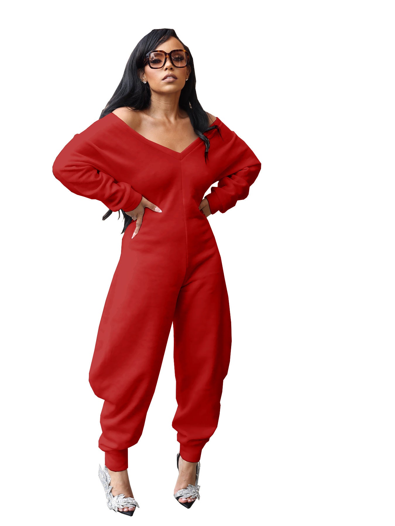 Popular Women's Long Sleeve Sweatshirt Sexy Women's Jumpsuit/clothing