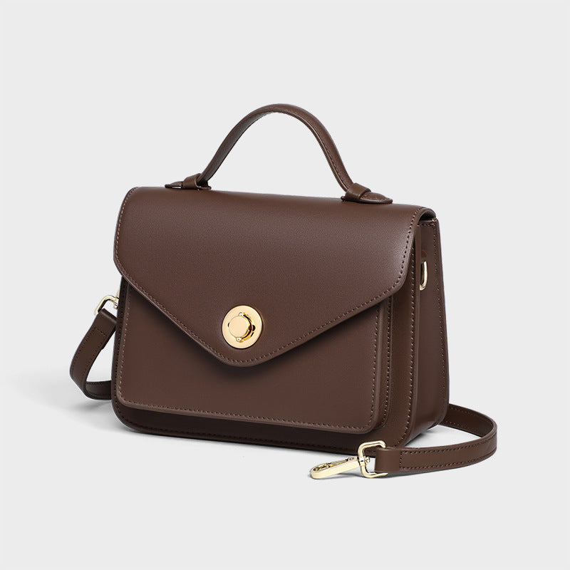 Women's Poor Genuine Leather Commuter High-grade Crossbody Bags