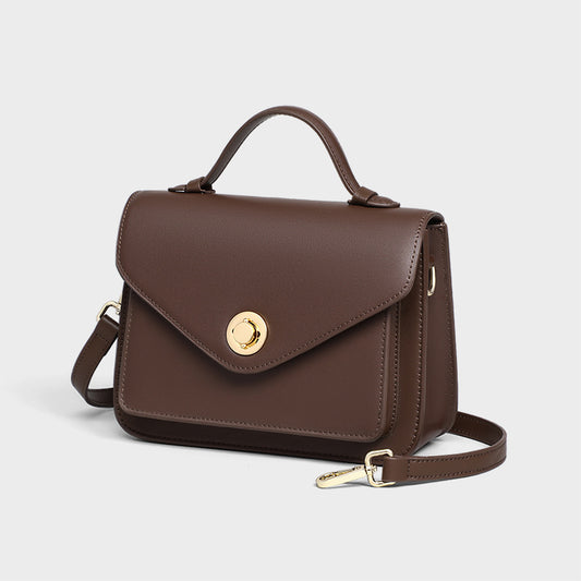 Women's Poor Genuine Leather Commuter High-grade Crossbody Bags