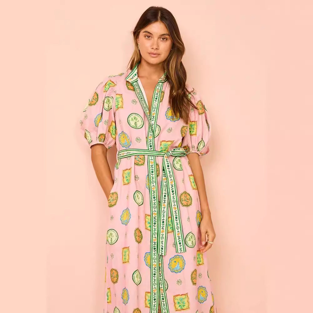 Personalized Iti Lantern Sleeve Casual Fashion Dresses