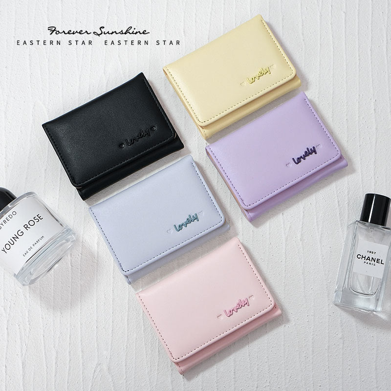 Women's Simple Retro Short Exquisite Cute Ladies Wallets