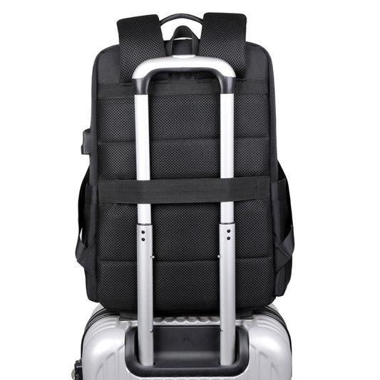 Men's Comfortable Innovative Multifunctional Headphone Jack Backpacks