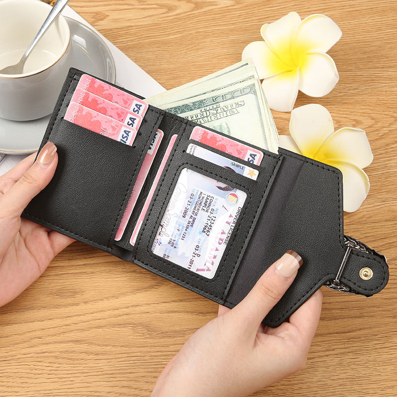 Women's Faucet Crocodile Pattern Fashion Simple Multifunctional Ladies Wallets