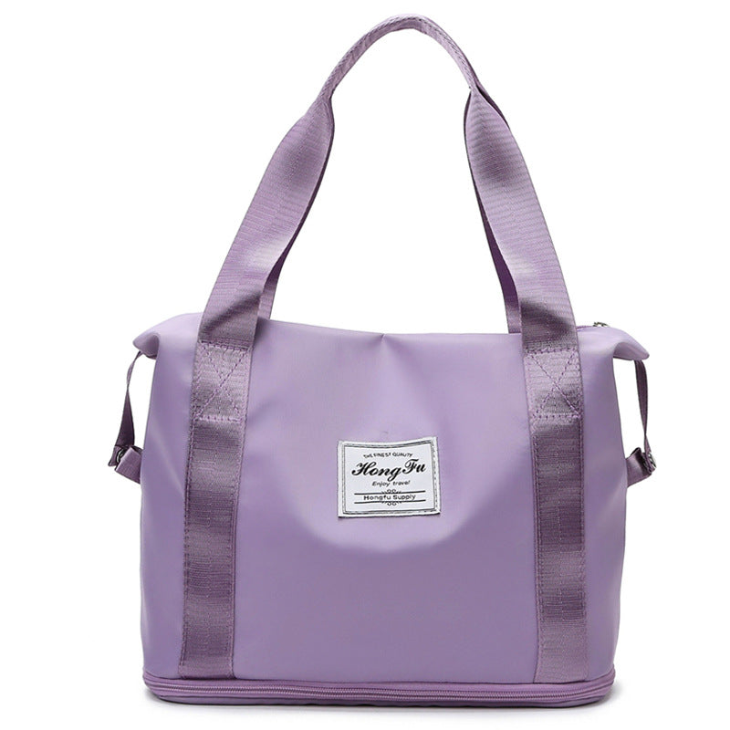 Women's Size Adjustable Dry Wet Separation Oxford Travel Bags