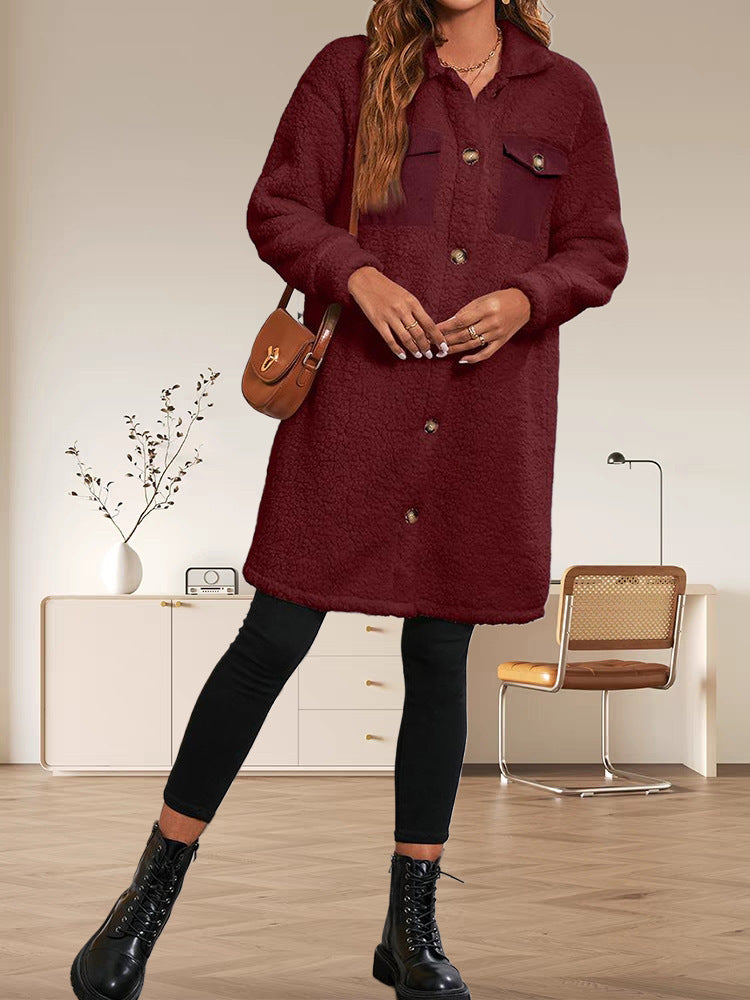 Women's Pretty Single Row Cashmere Warm Sweaters