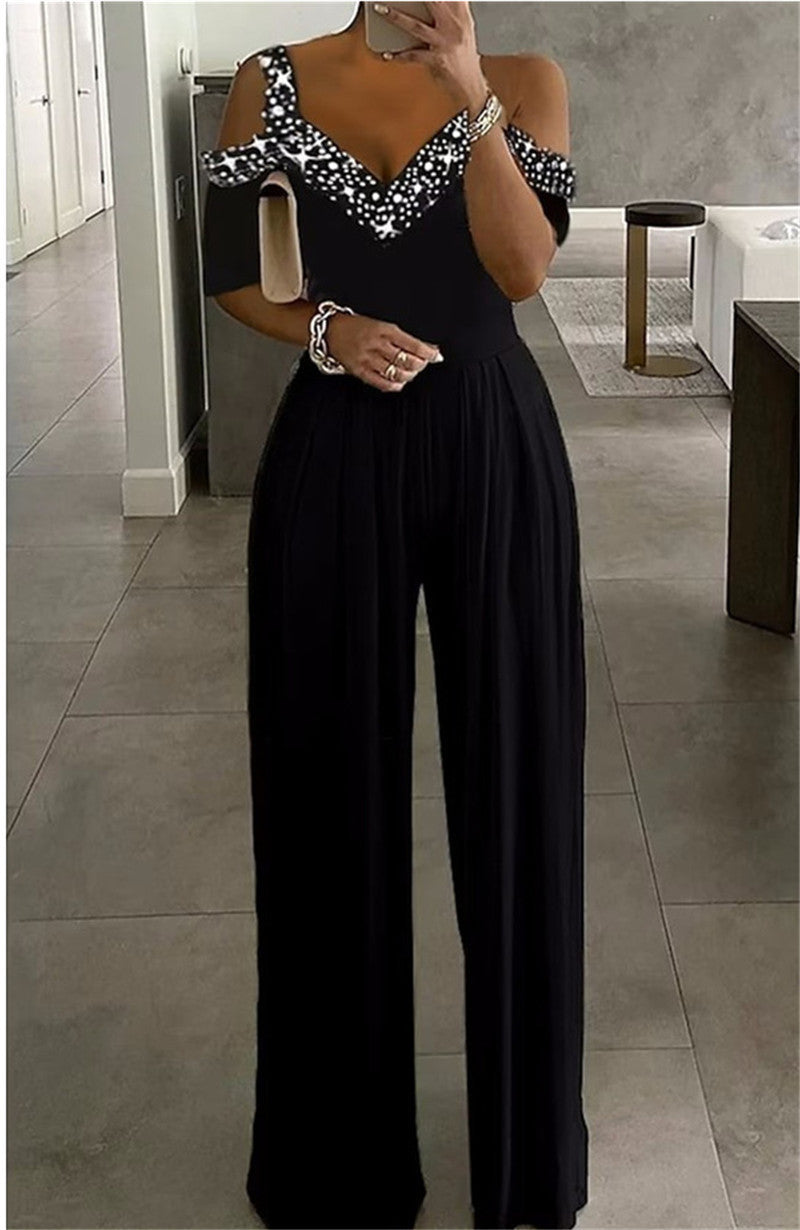 Innovative Cool Women's One-piece Dress Printed Jumpsuits