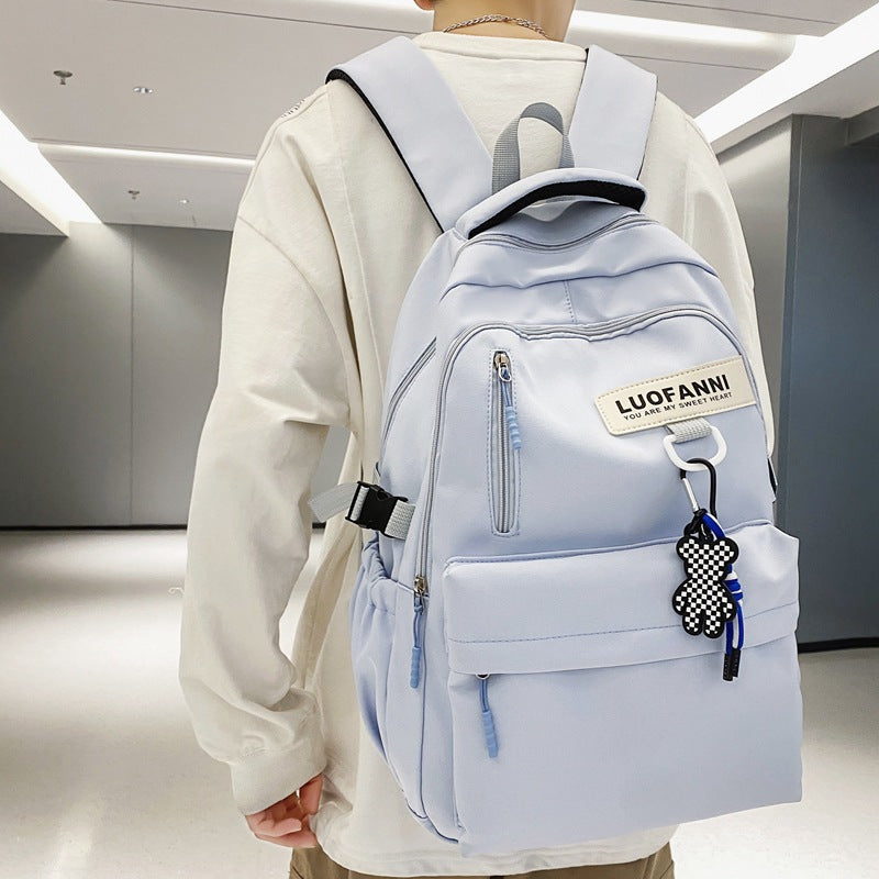 Men's Female Junior High College Simple For Backpacks