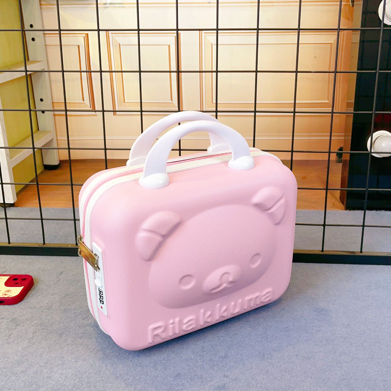 Makeup Box Cartoon Cute Password Convenient Travel Bags