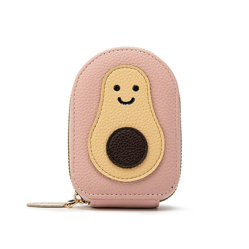 Women's High Sense Storage Cute Smiley Face Card Holder